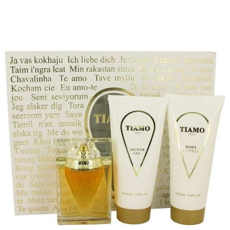 tiamo perfume gift set.